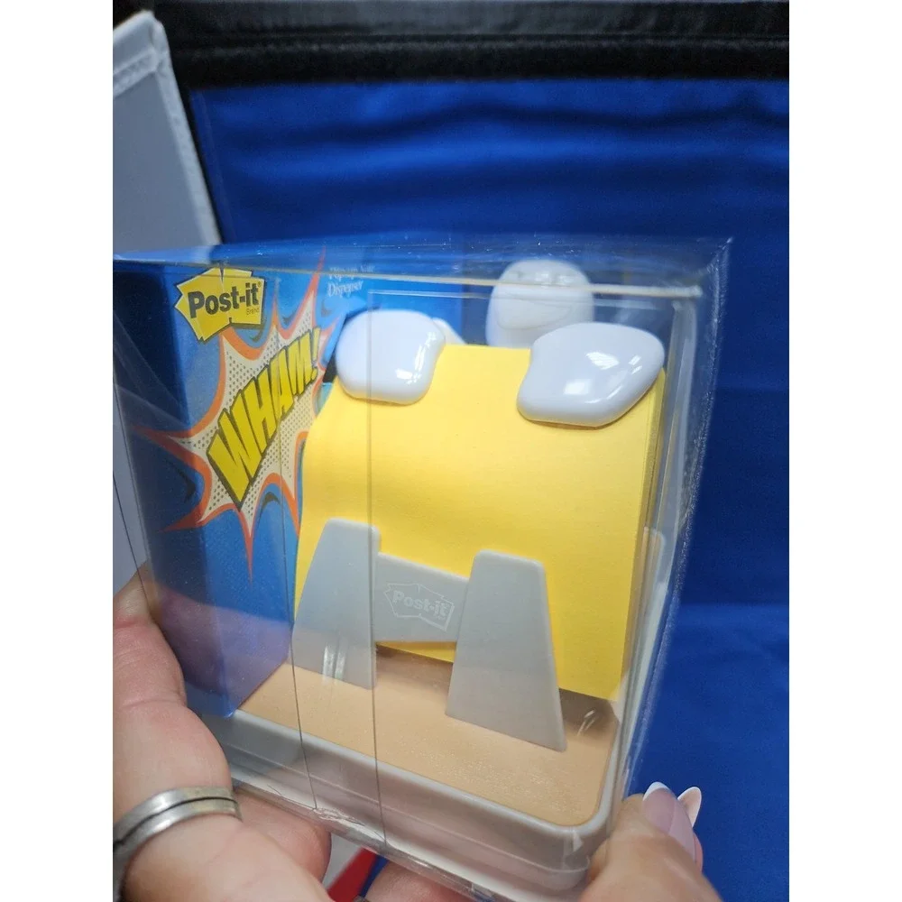 Post It Note Dispenser Karate Martial Arts WHAM! Whimsical Man w/Pen Holder New
